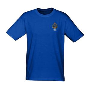 Camiseta de manga corta de Jersey sólido de poliéster/algodón transpirable de calidad superior para Fuerza de Seguridad logotipo personalizado Unisex en blanco - Product Image 1