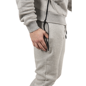 Survêtement de sport décontracté pour homme de haute qualité, en molleton délavé, personnalisable, design uni, grandes tailles, pour la gym, OEM disponible, collection Printemps - Product Image 3