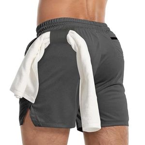 Charcoal Walking <b>Shorts</b> Casual Style For Daily Use Cotton <b>Polyester</b> Lightweight Elastic Waist Drawstring Running - Product Image 2