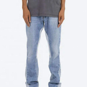 Pantalons en jean classiques pour hommes, coupe droite, faible MOQ, pantalons en jean pour hommes, tissu durable, vêtements décontractés - Product Image 6