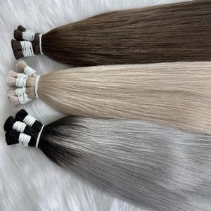 Extensions de cheveux en vrac droites vietnamiennes de haute qualité 100% prix usine pour Ombre Bleach Color No Tangle Grand Stock - Product Image 6