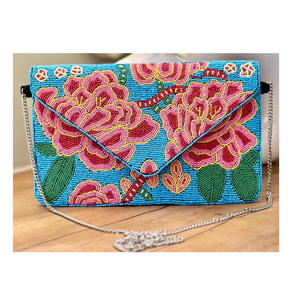 Sac de messager bohème pour femmes de l'Inde plage nouveauté perlée soirée Shopping pochette sacs à bandoulière afghans - Product Image 2
