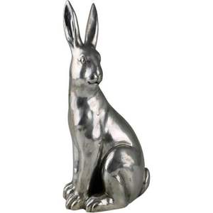 Sculpture de lapin en aluminium coulé de qualité supérieure, figurine décorative en métal pour jardin, patio et pelouse - Product Image 5