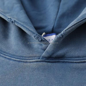 Men's <b>Vintage</b> Acid Wash Pullover Hoodie 450GSM Heavyweight High Quality 100% Cotton Custom Design Oversized Drop Cartoon - Product Image 2