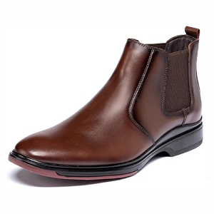 Zapatos Oxford de Hombre con Punta en Pico, de Cuero Vacuno, para Oficina y Eventos Formales, con Aumento de Altura, Parte Superior Suave, para Otoño - Product Image 4