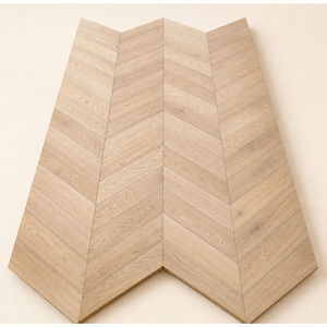 Parquet en bois franc Chevron technique, chêne blanc 2 couches, qualité AB, placage 4 mm, CARB P2, JAS Vietnam - Product Image 1