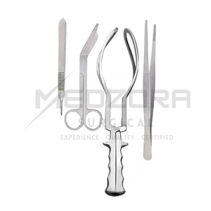 Juego de Instrumentos Quirúrgicos Profesionales para Estudiantes de Medicina, Instrumentos de Parto Ginecológicos de Acero Inoxidable en Venta - Product Image 3