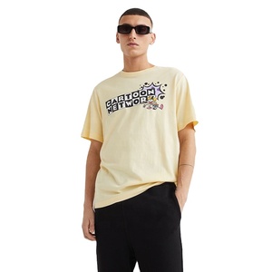 Concevoir Votre Propre Logo Impression 100% Coton Tee Shirt Personnalisé Col Rond Streetwear Hommes T Shirt - Product Image 1