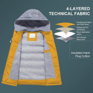 บริการรับผลิตเสื้อกั๊กผู้ชายแบบ OEM ขายส่งเสื้อกั๊กผ้าฝ้ายบุใยแบบมีฮู้ดลายสก็อต สวมใส่สบาย เสื้อกั๊กผู้ชายสำหรับฤดูหนาว - Product Image 5