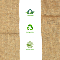 Rouleau de tissu de toile de jute en jute robuste 12.59 oz de large tissu naturel durable et solide pour l'emballage d'emballage pour l'usage du tabac