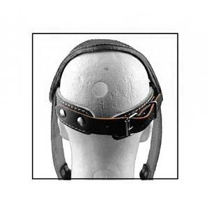 Adjustable Durable Anti-Slip Leather Head <b>Harness</b> for Neck Strengthening Weightlifting Gym Training <b>Belt</b> Heavy Duty Steel Chain - Product Image 3