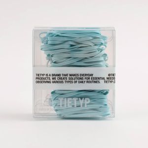 Élastiques à cheveux TIETYP, bandeaux en caoutchouc élastique, couleur unie, minimaliste, moderne, usage quotidien, pour femmes, emballage en carton, fabriqué en Corée - Product Image 5