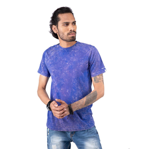 สินค้าขายดีในปากีสถาน เสื้อยืดลายเรียบสไตล์สตรีทแวร์แฟชั่นผู้ชาย เสื้อยืดลายเรียบแบบฟอกสี - Product Image 3