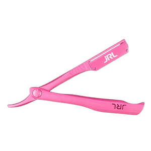 Maquinilla de Afeitar Recta Manual de Acero Inoxidable Magnética Rosa JRL de Lujo con Logotipo y Empaque Personalizados - Product Image 1