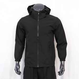 Survêtement d'hiver personnalisé pour femmes et hommes en coton biologique, veste zippée ample, sweat à capuche, jogging, streetwear, vêtements de sport - Product Image 1
