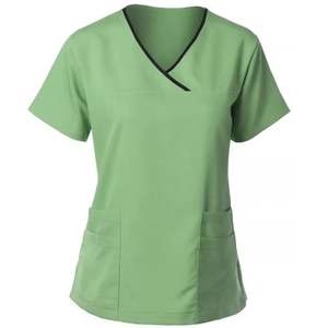 Tenues d'hôpital unisexes pour médecins, ensembles de jogging grande taille, denim 100% coton, séchage rapide - Product Image 2