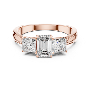 Bague sophistiquée en or avec diamant de laboratoire, bijoux de mode raffinés, bague de fiançailles haut de gamme, design moderne étincelant, 1,16 ct IGI - Product Image 6