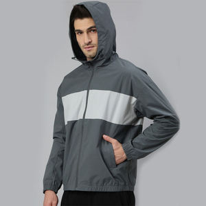 Men Soft Windbreaker <b>Jacket</b> Lightweight <b>Casual</b> Zip Front Outdoor Breathable Comfortable Everyday Regular Fit Outerwear - Product Image 3
