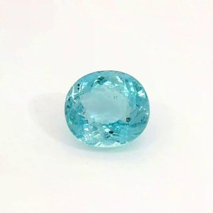 Pierre précieuse naturelle bleue aquamarine, cristal authentique non monté, taille poire, provenance Brésil, pour la création de bijoux et la collection. - Product Image 6