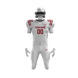 Uniforme de Fútbol Americano de Alta Calidad, Transpirable, 100% Poliéster, Talla Grande, Ropa Deportiva de Manga Corta con Protección UV y Logotipo Personalizado - Product Image 2
