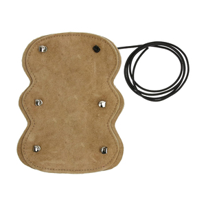 Protège-bras de tir à l'arc en cuir suédé de vache double couche personnalisable, protection renforcée pour le bras, tir avec arc et flèches, 19 cm - Product Image 6