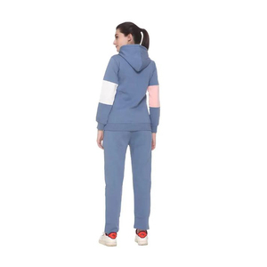 Nuevo Conjunto Deportivo Elegante para Mujer, Invierno, 100% Algodón, Terciopelo, Top Corto, Sudadera con Capucha y Pantalones Deportivos, 2 Piezas, 2026 - Product Image 2