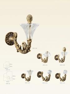 Soporte de Cristal para Cortinas, Estilo Lámpara de Diseño, Gancho de Pared Elegante, Ideal para Sala de Estar, Habitación de Invitados, Oficina y Vestíbulo - Product Image 6