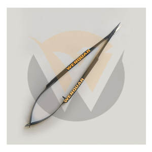 Porte-aiguilles Castroviejo TC de 18 cm, ciseaux, prix de gros compétitif, instrument chirurgical à revêtement noir - Product Image 4