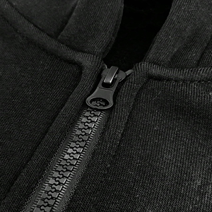Quarter <b>Zip</b> <b>Hooded</b> Sweatshirt Custom Embroidered Hoodie Premium Cotton Fleece OEM ODM Bulk Clothing Manufacturer Custom Hoodies - Product Image 3