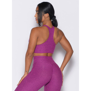 Al por mayor: Top deportivo Royal para mujer, de tallas grandes, con abertura asimétrica, de alto soporte, ligero, con recorte frontal detallado y espalda sexy con corte pronunciado - Product Image 4