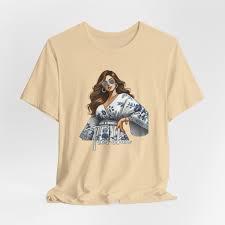 เสื้อเชิ้ตผู้หญิงสีขาวระบายอากาศได้ดี แขนสั้น ผ้าซาตินโพลีเอสเตอร์ พิมพ์ลายดิจิทัล - Product Image 3