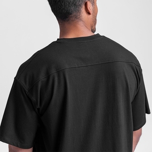 T-shirt formel personnalisé pour homme, col rond, manches courtes, coupe ample, 100 % coton, broderie, sérigraphie, tissu peigné - Product Image 5