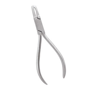 Pince orthodontique manuelle en acier inoxydable pour la pose et le retrait de bandes antérieures, réutilisable, avec poignée ergonomique, outil orthodontique - Product Image 1