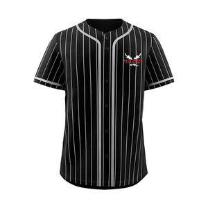 Camisetas de Béisbol Personalizadas de Alta Calidad, 100% Poliéster, con Estampado Sublimado Frontal, Manga Corta, con Tela de Malla, para Jóvenes - Product Image 2