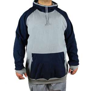 Waterproof Men's <b>Ski</b> Hoodie Technical Snowboarding Jacket Windproof Winter Fleece Oversized Pullover Sportswear with Thumbholes - Product Image 1