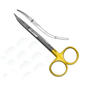 Tijeras Quirúrgicas Dentales TC para Tejidos Vasculares, Acero Inoxidable, Corte Manual para Procedimientos Orales y Maxilofaciales, Certificación CE - Product Image 1