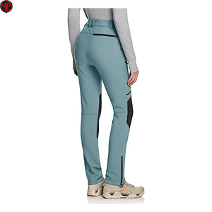 Women Softshell <b>Trousers</b> Outdoor Casual Pants Windproof Water Resistant Knee Patchwork Spring Wear Hiking Pant - Product Image 4