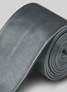 Cravate en cuir PU souple gaufré pour homme, coupe ajustée, design classique, multifonctionnelle, pour événements professionnels et formels, mariages à rayures ou à motifs floraux - Product Image 4