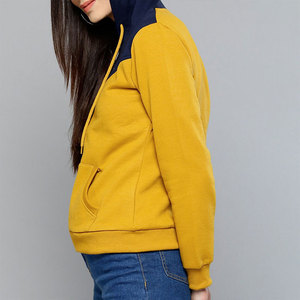 Sudadera con capucha y cremallera para mujer, estilo informal holgado de manga larga, color liso, ideal para invierno, ¡la más vendida! - Product Image 4