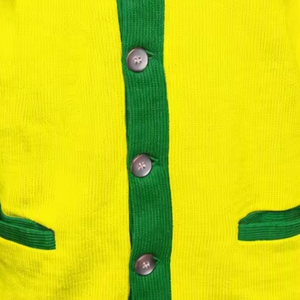Custom logos and colors v- neck <b>Cardigan</b> Sweater Personalized Embroidered Knit <b>Cardigan</b> for School, Colleges and universities - Product Image 6