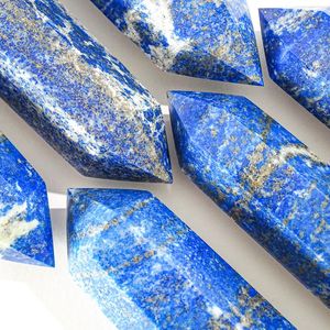 ไม้กายสิทธิ์นวดคริสตัล lapis Lazuli เหลี่ยมเพชรพลอยหินอัญมณี - Product Image 2