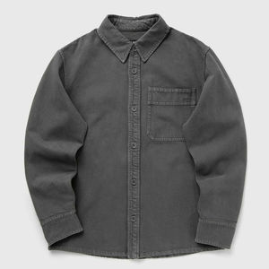 Chemises en denim de coton à manches longues de qualité supérieure pour hommes, chemise décontractée pour hommes, produits les plus vendus avec logo personnalisé - Product Image 5