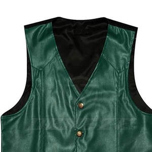 Gilet en cuir léger de haute qualité avec logo personnalisé, vêtement de mode très vendu pour hommes - Product Image 6
