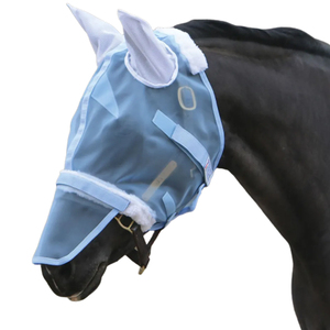 Meilleure Masque Anti-Mouches pour Chevaux Super Confortable et Ajustable, Masque Anti-Mouches de Luxe en Maille pour Chevaux avec Oreilles et Longue Protection Nasale - Product Image 1
