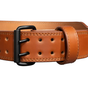 Wholesale <b>Drop</b> Ship Cowhide 10mm Fitness <b>Back</b> Support Weightlifting Weight Lifting Dip Pullup Squat Belt Lever Buckle - Product Image 4