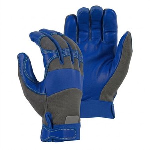 Men's Tactical Utility <b>Gloves</b> High Vis Synthetic Leather Palm Flexible Spandex Back Safety Work <b>Gloves</b> USA Top - Product Image 1