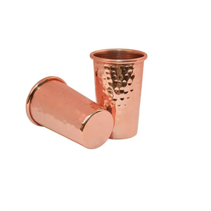 Verre à vin sans pied en cuivre au design élégant, plusieurs finitions, verre à bière et à vin en acier inoxydable, résistant au lave-vaisselle, portable - Product Image 4