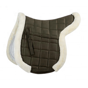 Tapis de selle pour cheval OEM ODM en fourrure, faible MOQ, conçus sur mesure pour le dressage, l'entraînement, la compétition et l'équitation quotidienne - Product Image 1