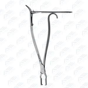 <b>Bone</b> Holding Forceps 25 cm Adjustable Jaw with Thread Fixation German Stainless Steel Customizable Orthopedic <b>Surgical</b> Medical - Product Image 2
