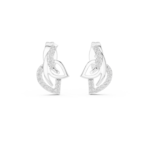 Ensemble de diamants cultivés en laboratoire TRNDY sertis dans un or blanc massif 18 carats, style vintage, pour fiançailles, mariage, fête, cadeau de la Saint-Valentin, ou usage quotidien. - Product Image 1